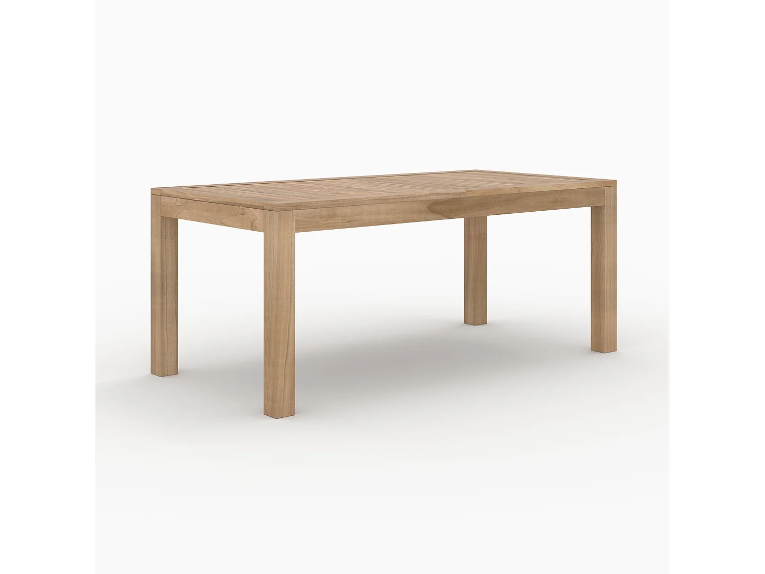 Mesa de jardín extensible de teca para 6 a 10 personas - Nido