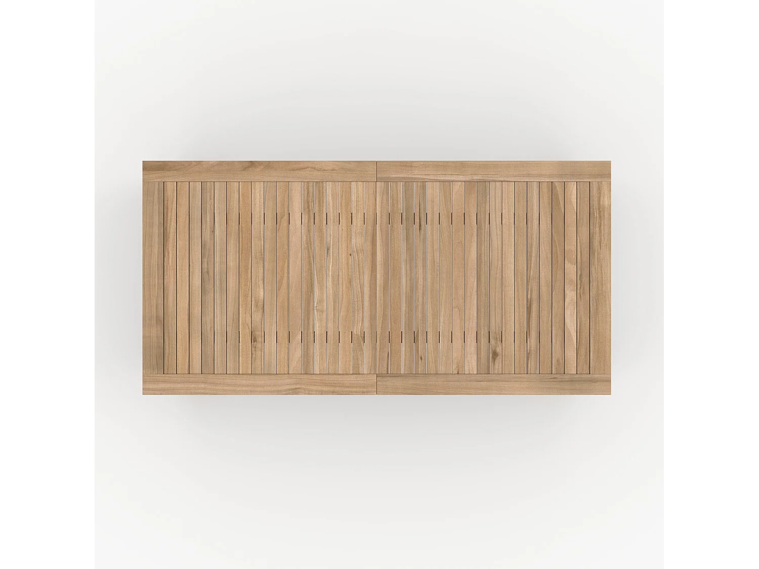 Mesa de jardín extensible de teca para 6 a 10 personas - Nido