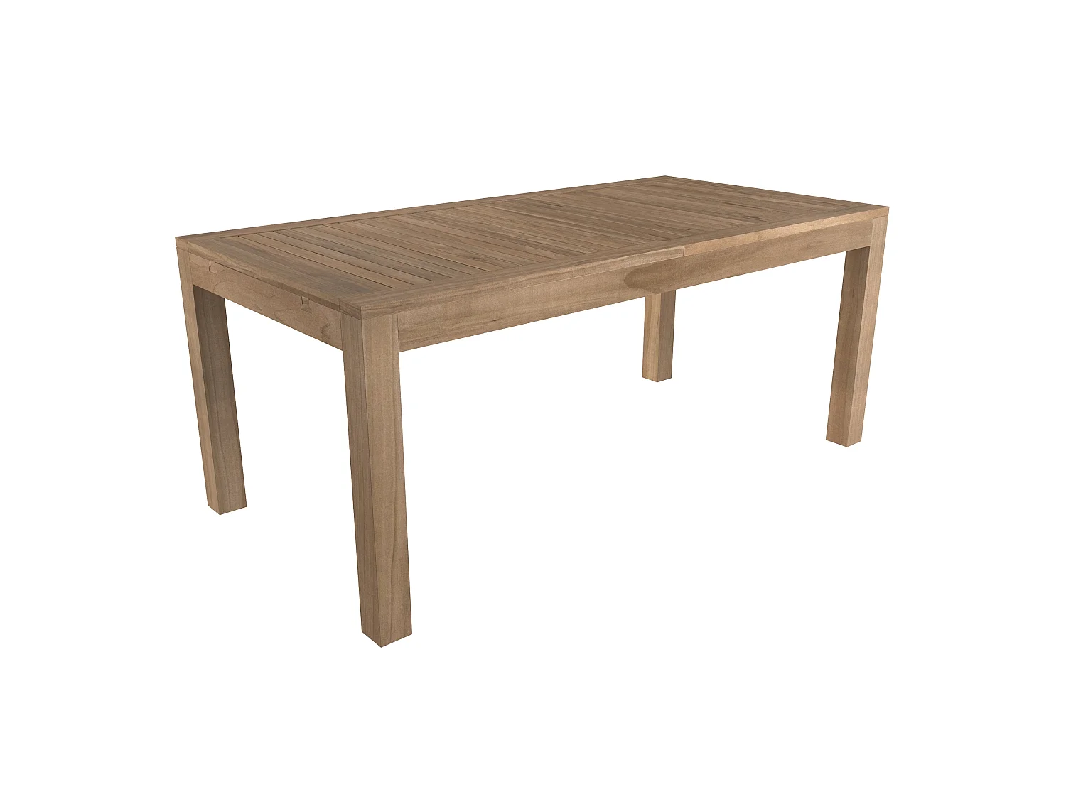 Mesa de jardín extensible de teca para 6 a 10 personas - Nido