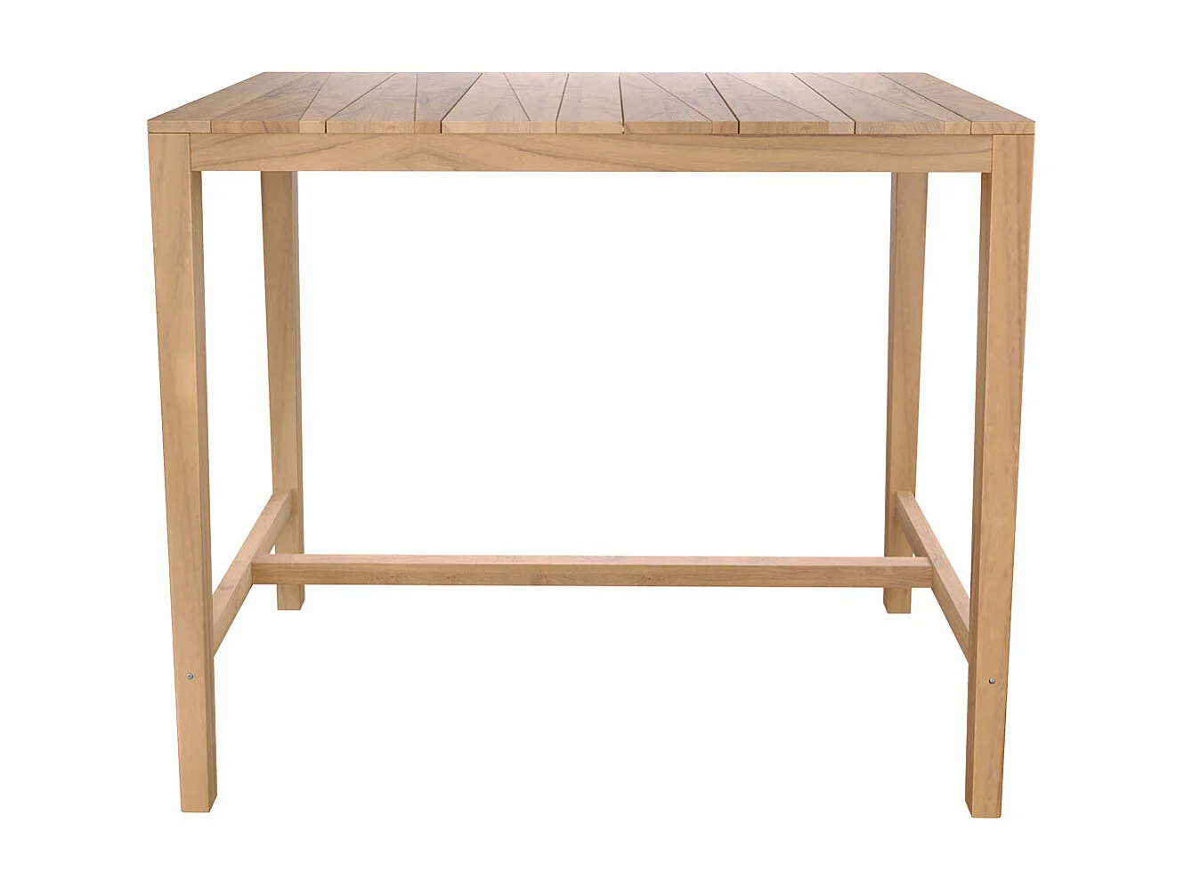 Tavolo da bar da esterno in legno massello di teak per 4 persone - Tunga