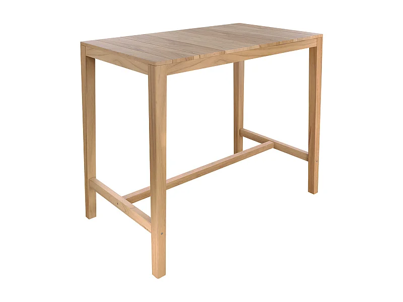 Tavolo da bar da esterno in legno massello di teak per 4 persone - Tunga