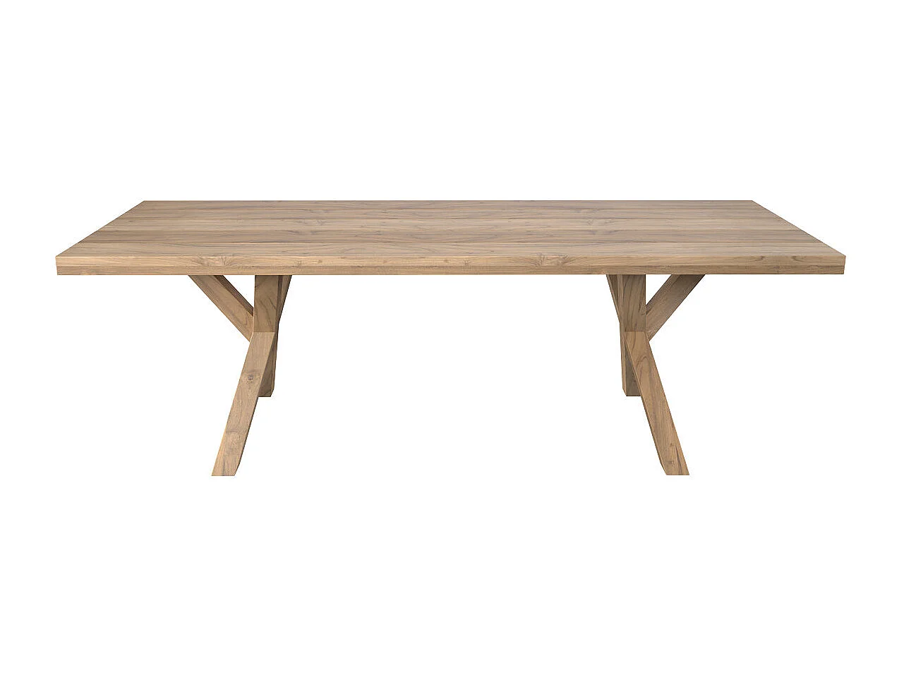 Tavolo da giardino in legno di teak massello per 10 persone - Soraya