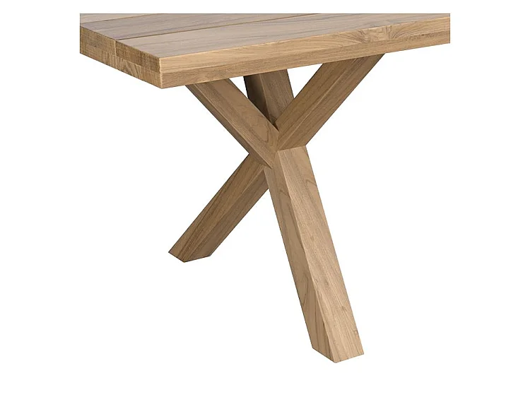 Tavolo da giardino in legno di teak massello per 10 persone - Soraya