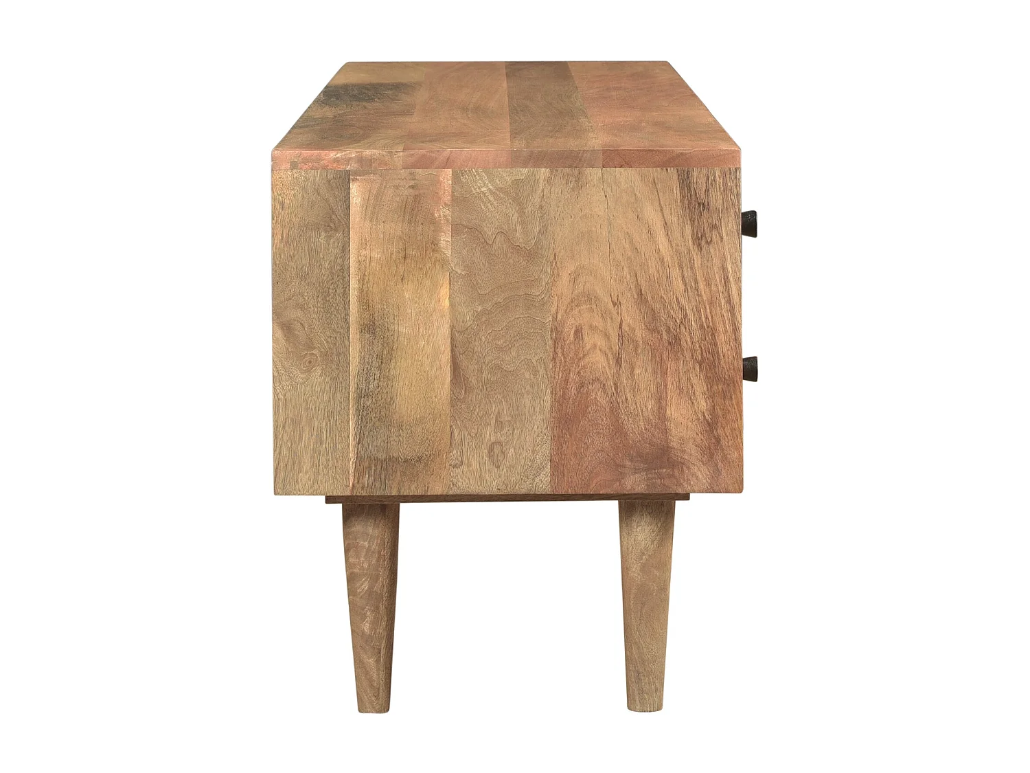 Meuble TV en bois de manguier à motifs 117 cm - Tali