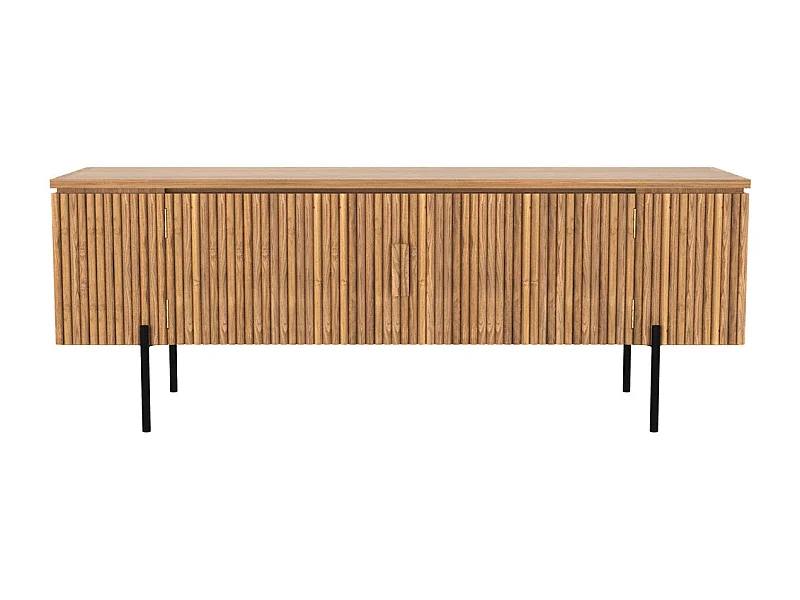 Mueble TV madera teca 2 puertas - Gordes