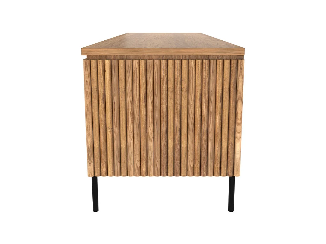 Mueble TV madera teca 2 puertas - Gordes