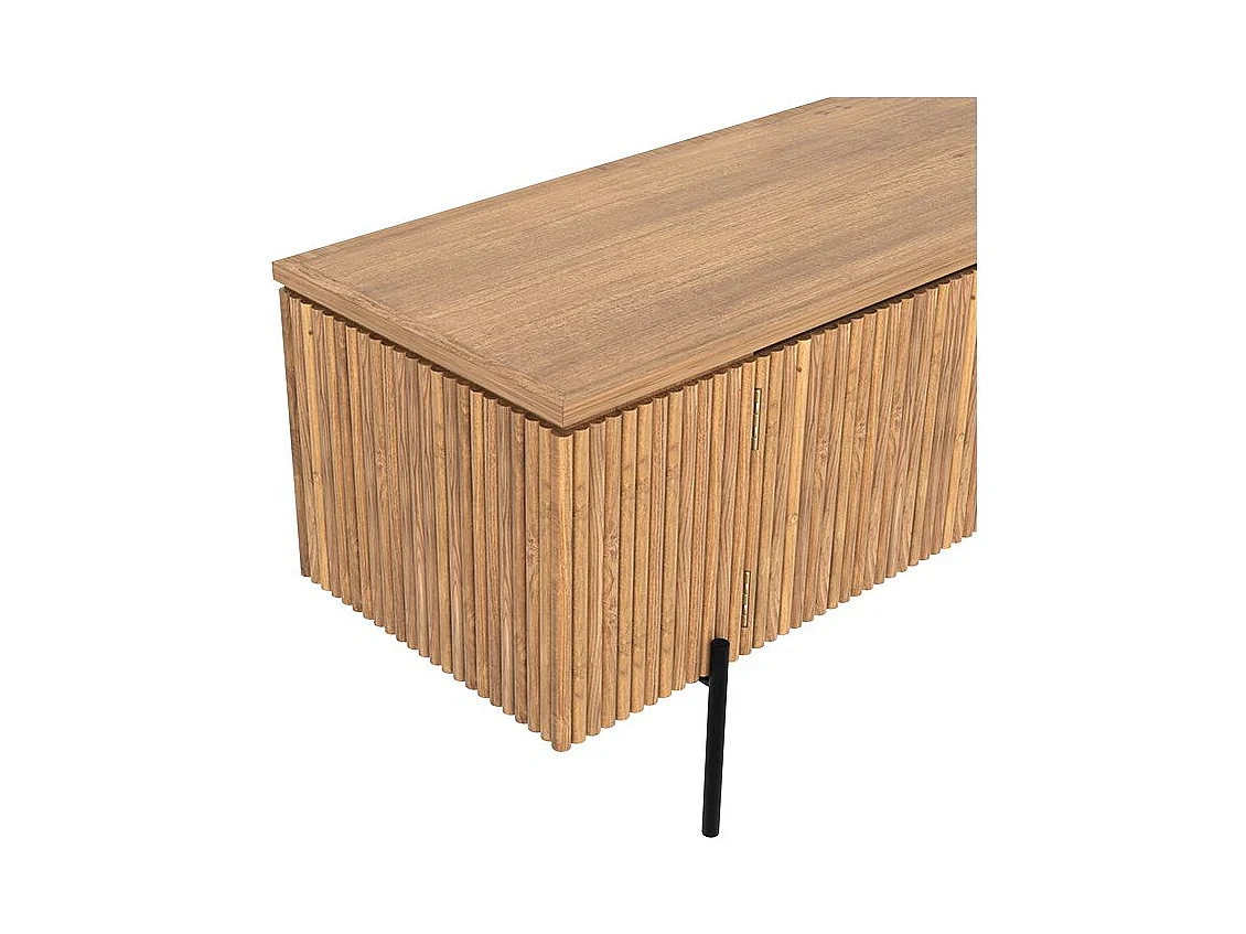 Meuble TV en bois de teck 160 cm - Gordes