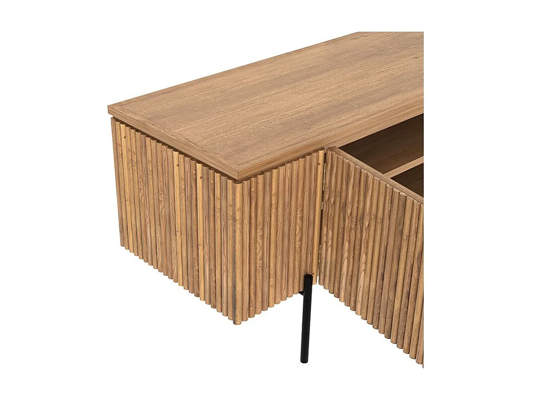 Meuble TV en bois de teck 160 cm - Gordes