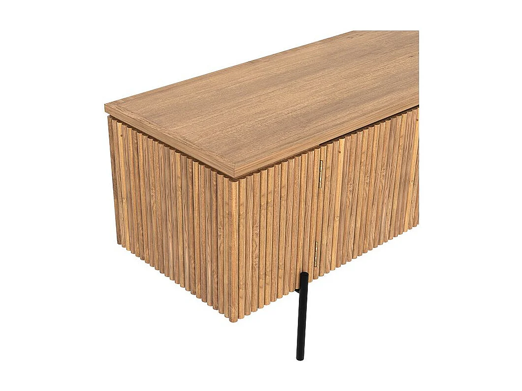 Meuble TV en bois de teck 160 cm - Gordes