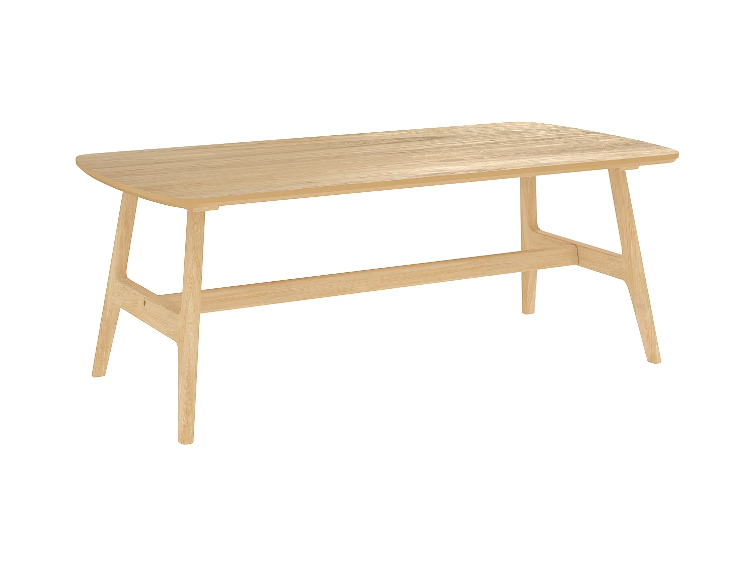 Table basse 120 cm en bois clair - Suly