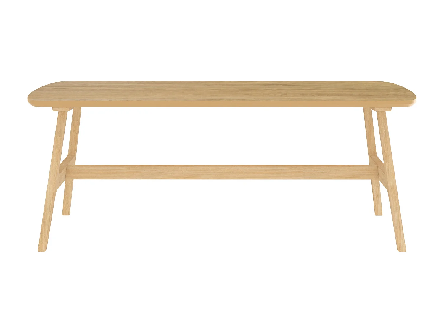 Table basse 120 cm en bois clair - Suly