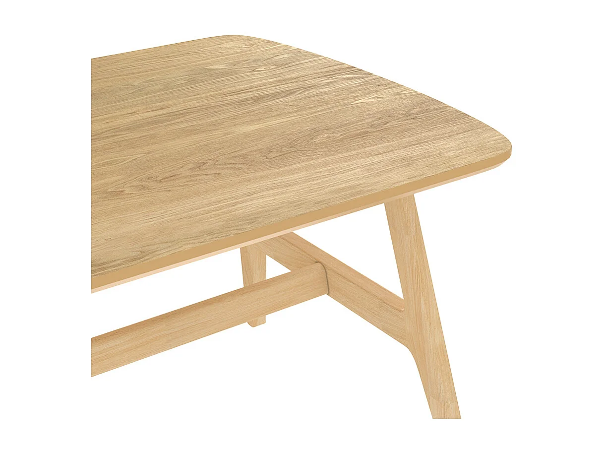 Table basse 120 cm en bois clair - Suly