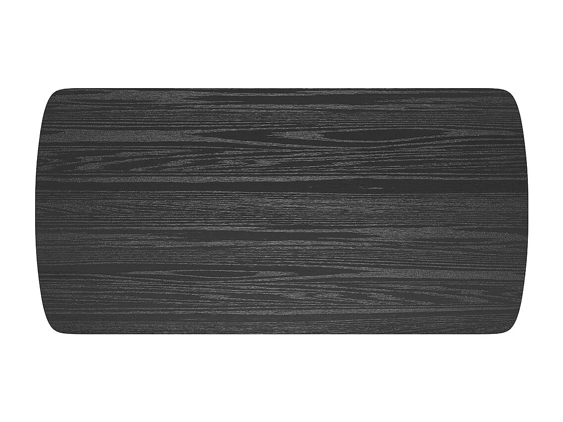 Tavolino in legno nero da 120 cm - Suly