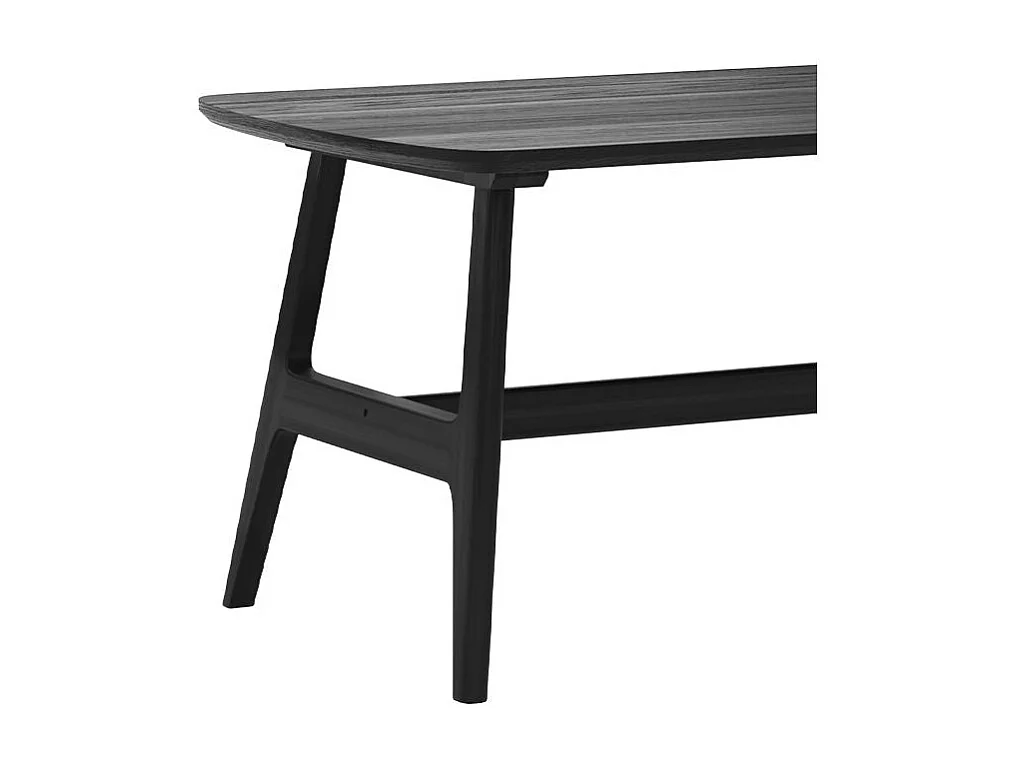 Tavolino in legno nero da 120 cm - Suly