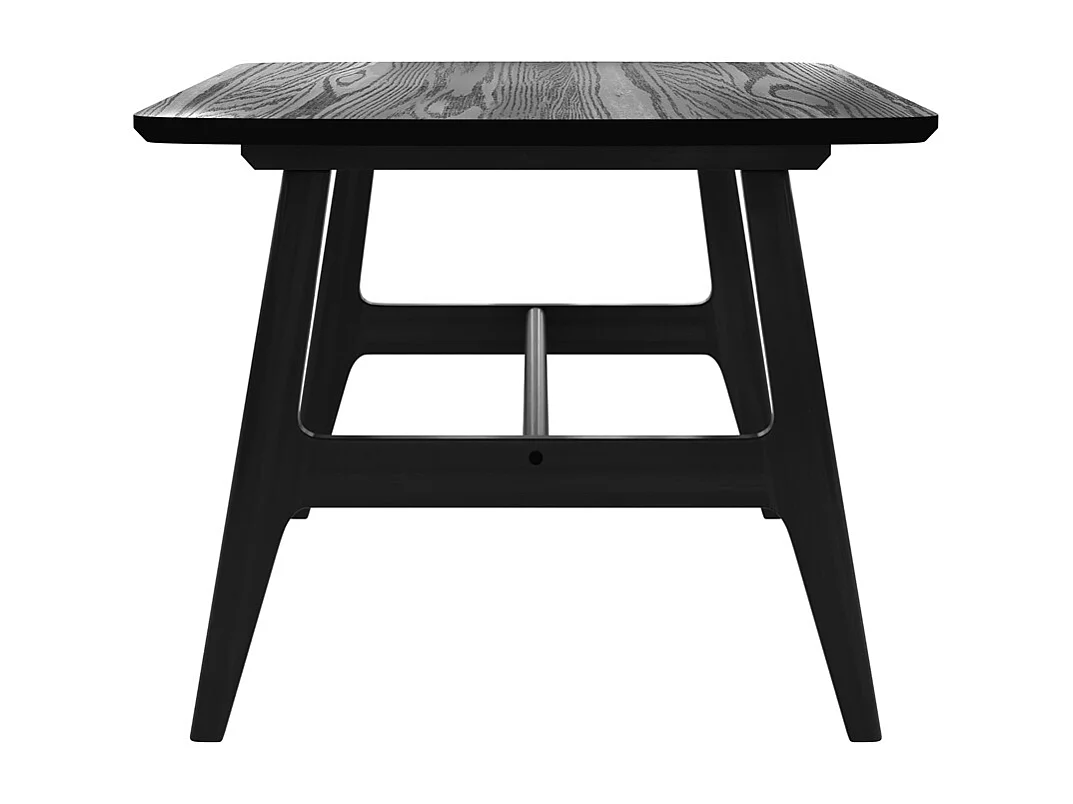 Tavolino in legno nero da 120 cm - Suly