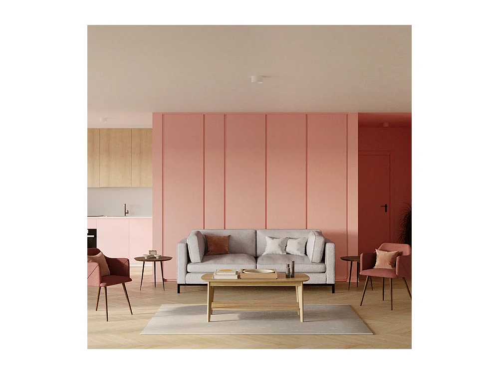 Tavolino rettangolare in legno chiaro - Sadi