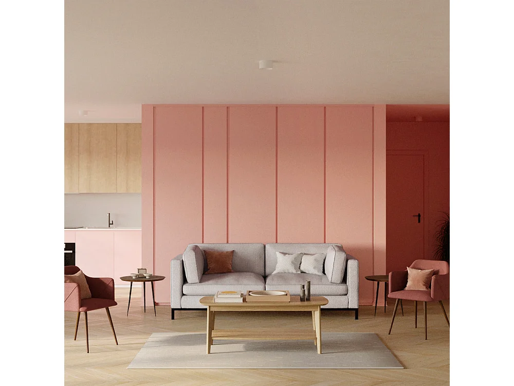 Tavolino rettangolare in legno chiaro - Sadi