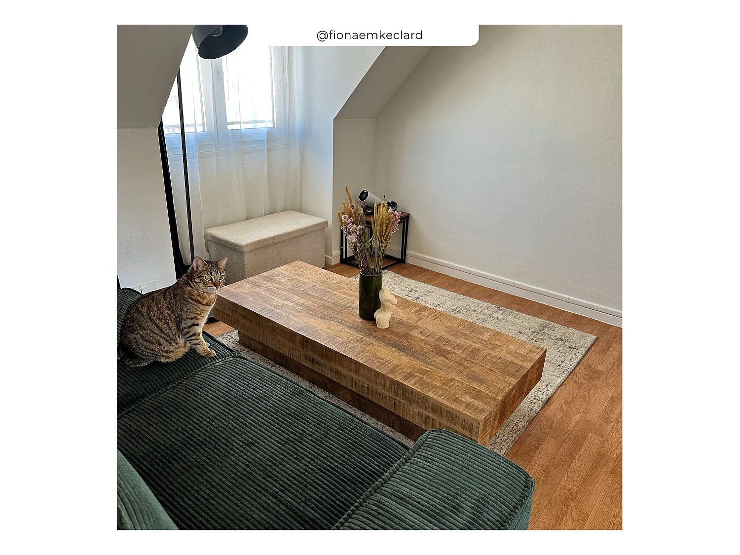 Mesa de centro rectangular de madera de mango - Aréto