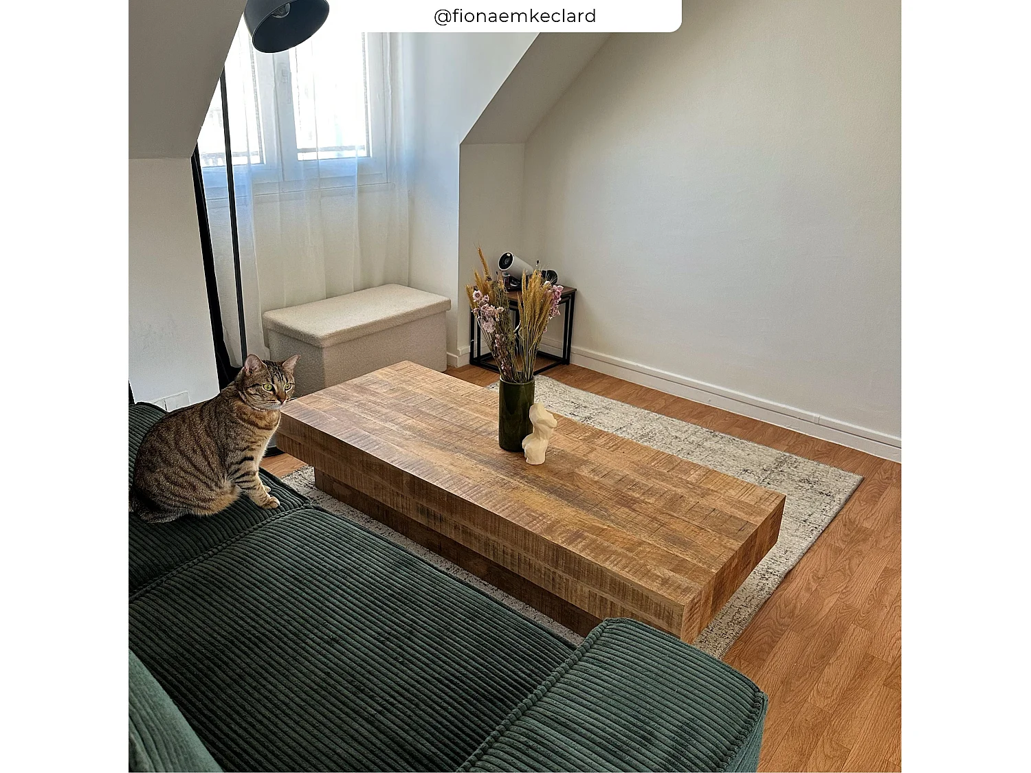 Tavolino rettangolare in legno di mango - Aréto