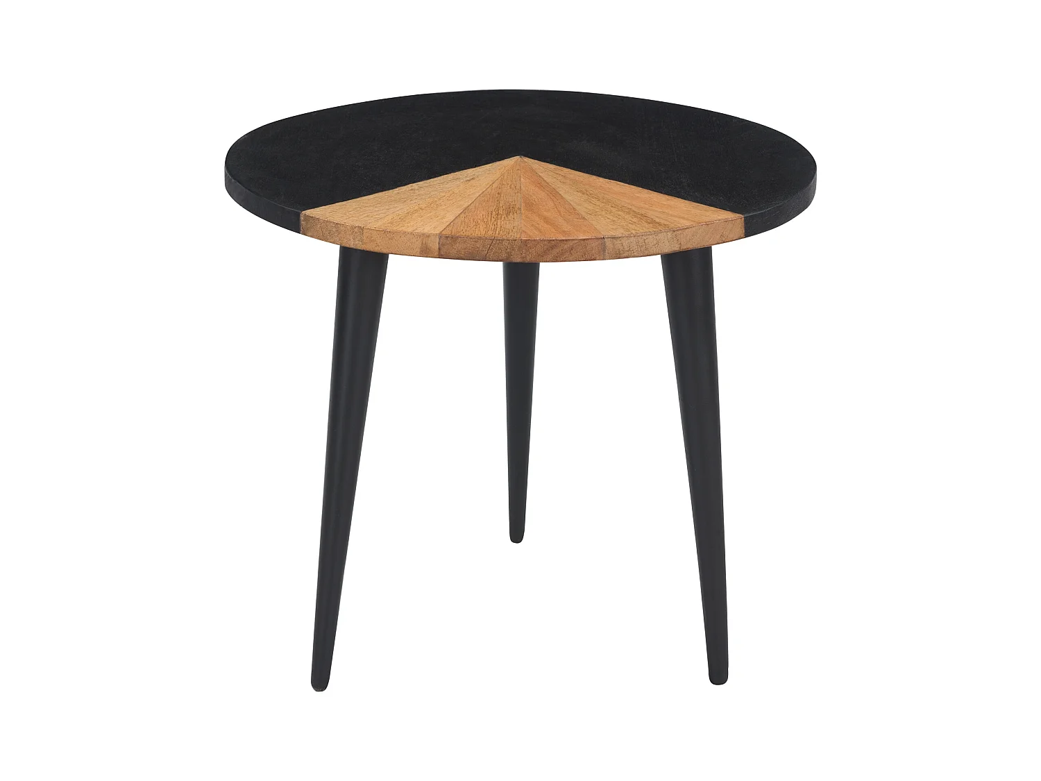 Set de 2 tables basses rondes en bois d'acacia - Binôme