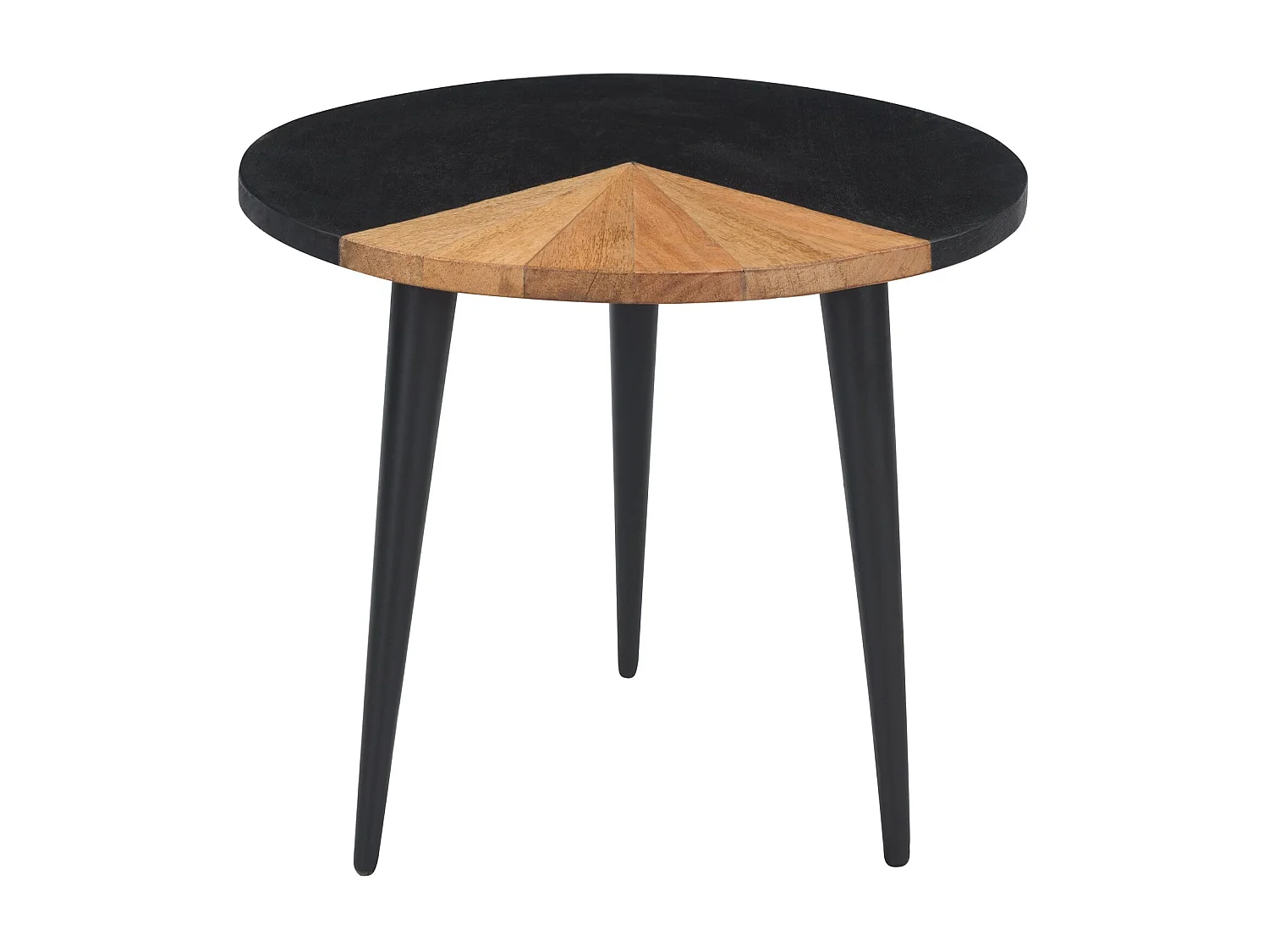 Set de 2 tables basses rondes en bois d'acacia - Binôme