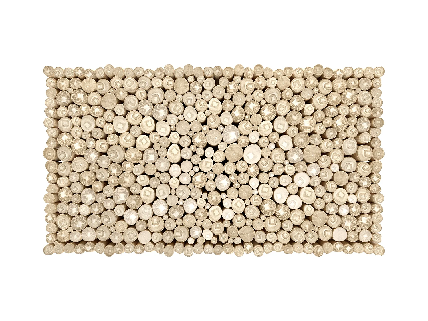 Table basse de jardin  rectangulaire 90x50cm en teck - Imani