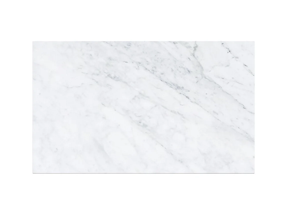 Tavolino rettangolare in marmo bianco - Izaé