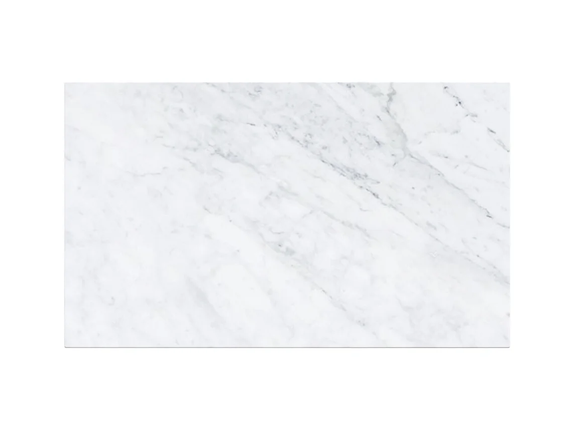 Tavolino rettangolare in marmo bianco - Izaé