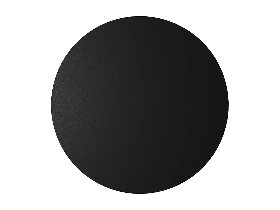 Mesa de centro redonda de metal negro D60 cm - Gomez