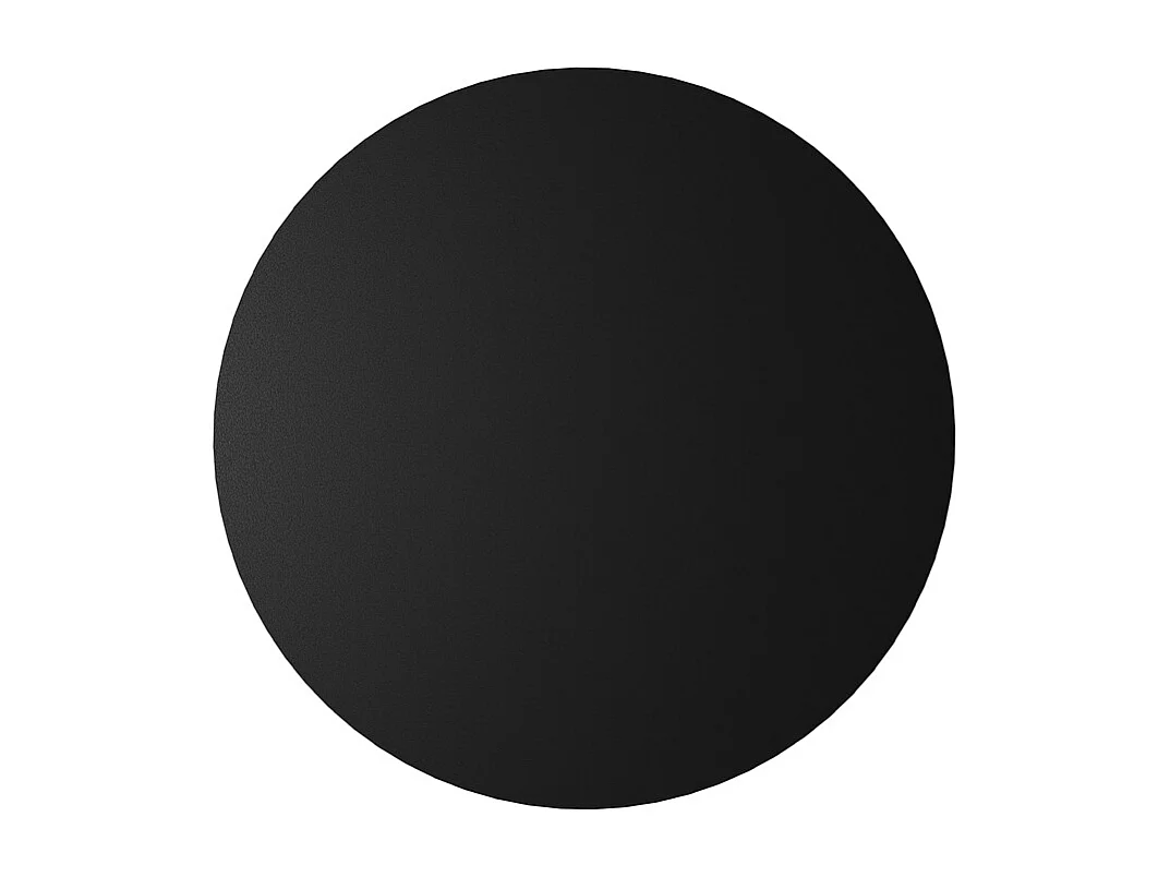 Mesa de centro redonda de metal negro D60 cm - Gomez