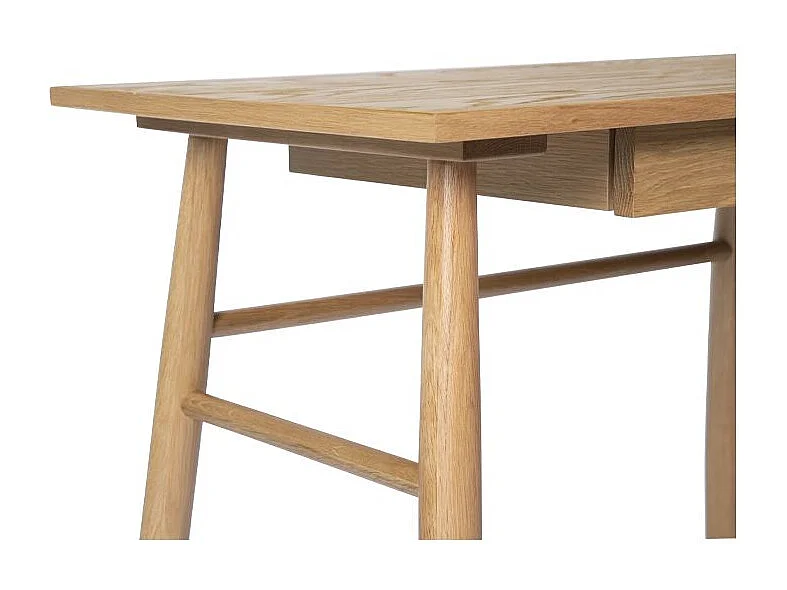 Bureau 1 tiroir en bois clair 90 cm - Hydra