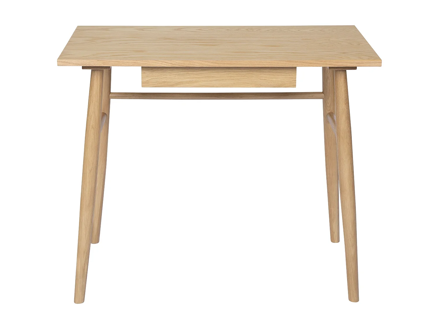 Bureau 1 tiroir en bois clair 90 cm - Hydra