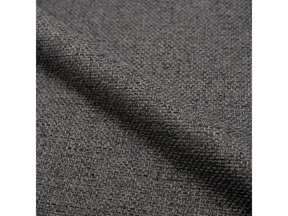 Set di 2 sedie in tessuto grigio scuro mélange - Karl