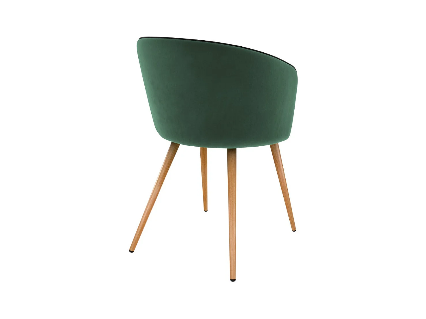 Lot de 2 chaises en velours vert - Chiara