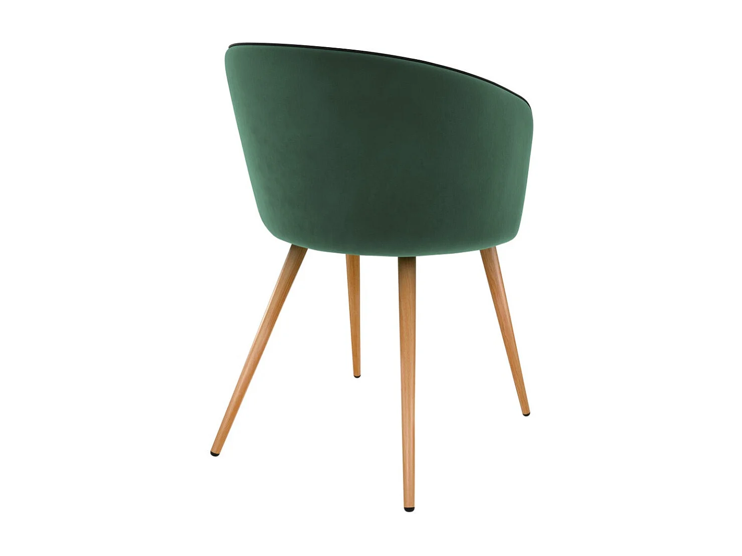 Set di 2 sedie in velluto verde acqua - Chiara