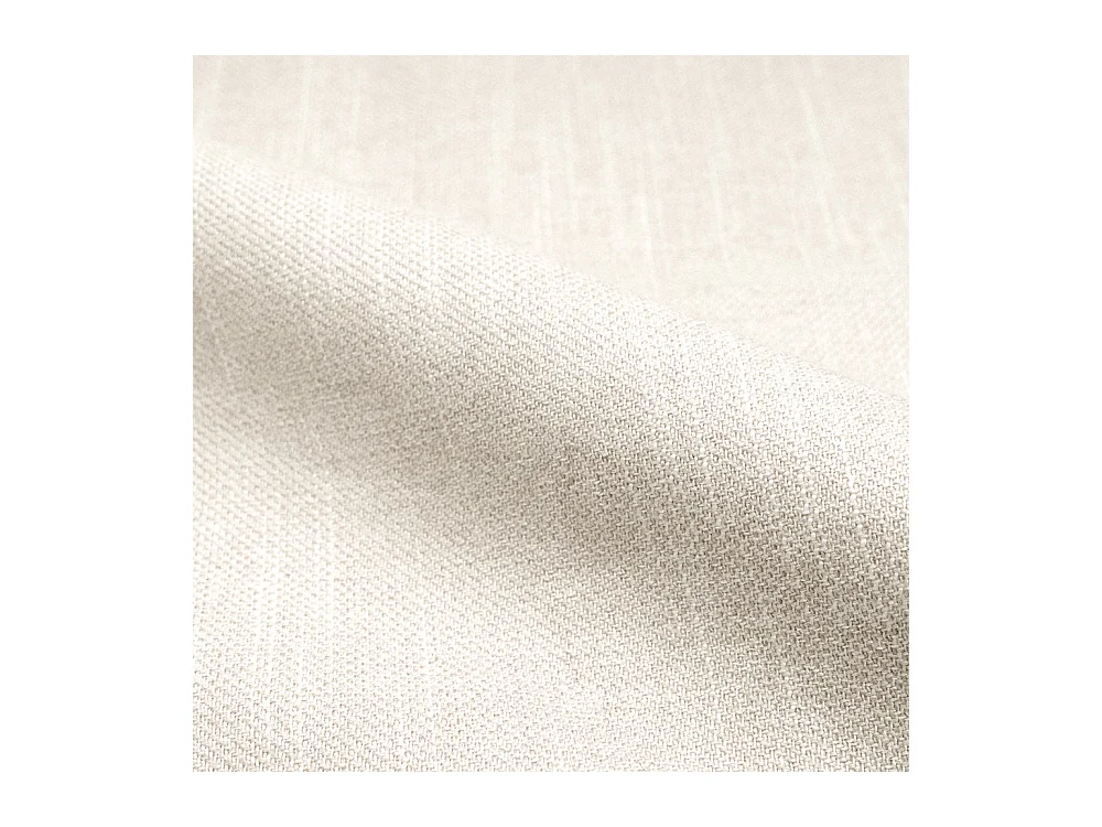 Set di 2 sedie in tessuto beige e metallo nero - Killi