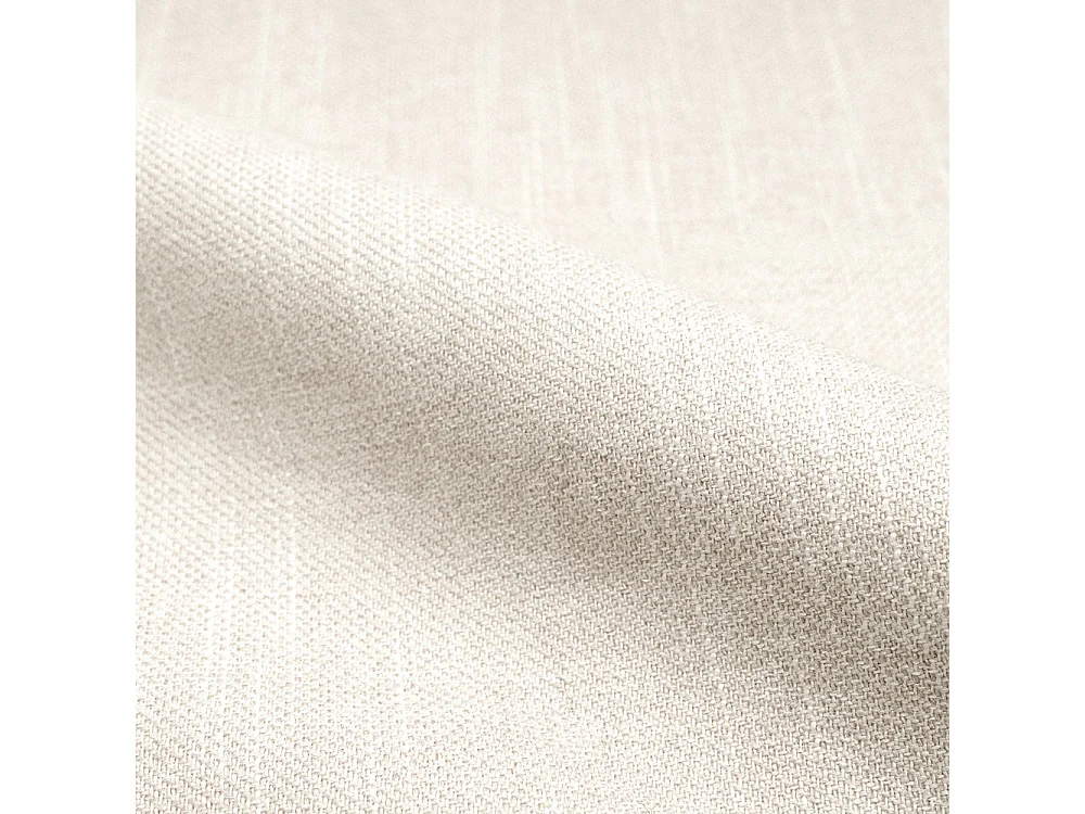 Set de 2 sillas de tela beige y metal negro - Killi