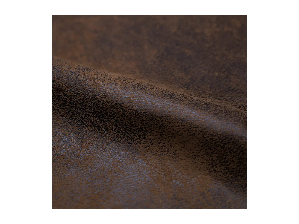 Silla Malrik Marrón Efecto Envejecido en Microfibra (Lote de 2)