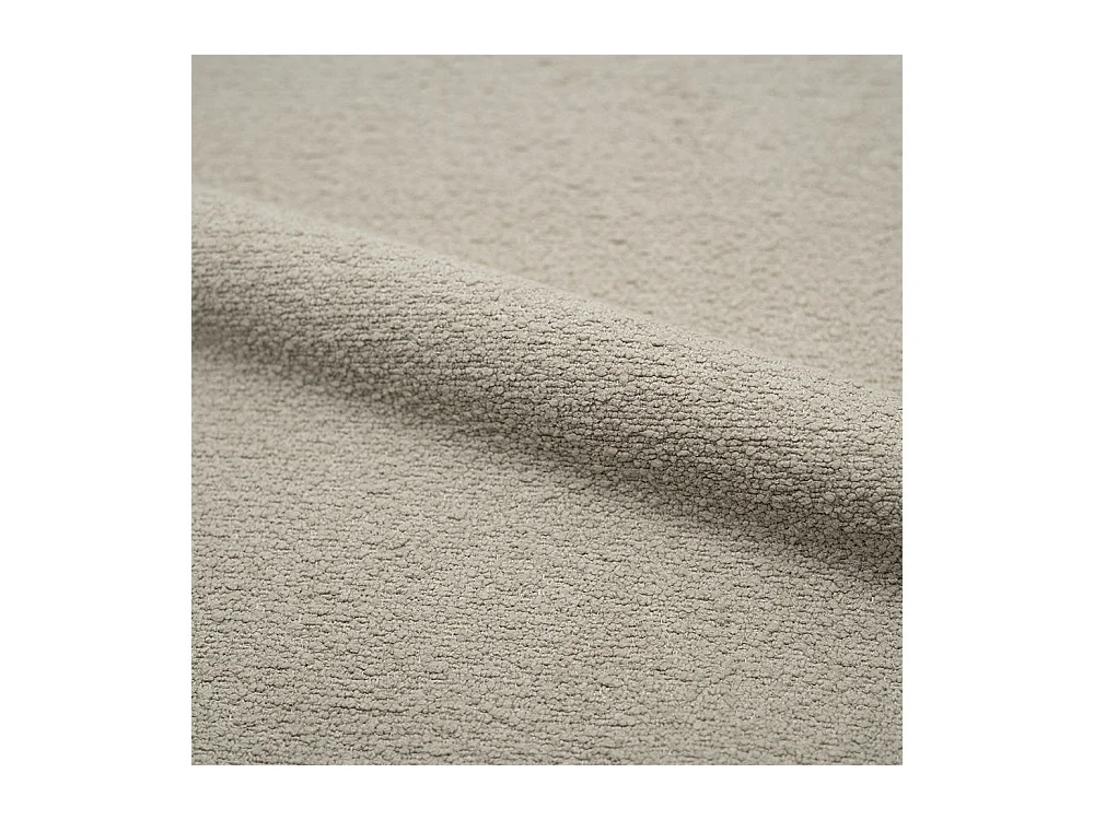 Lot de 2 chaises en tissu bouclette beige - Karl