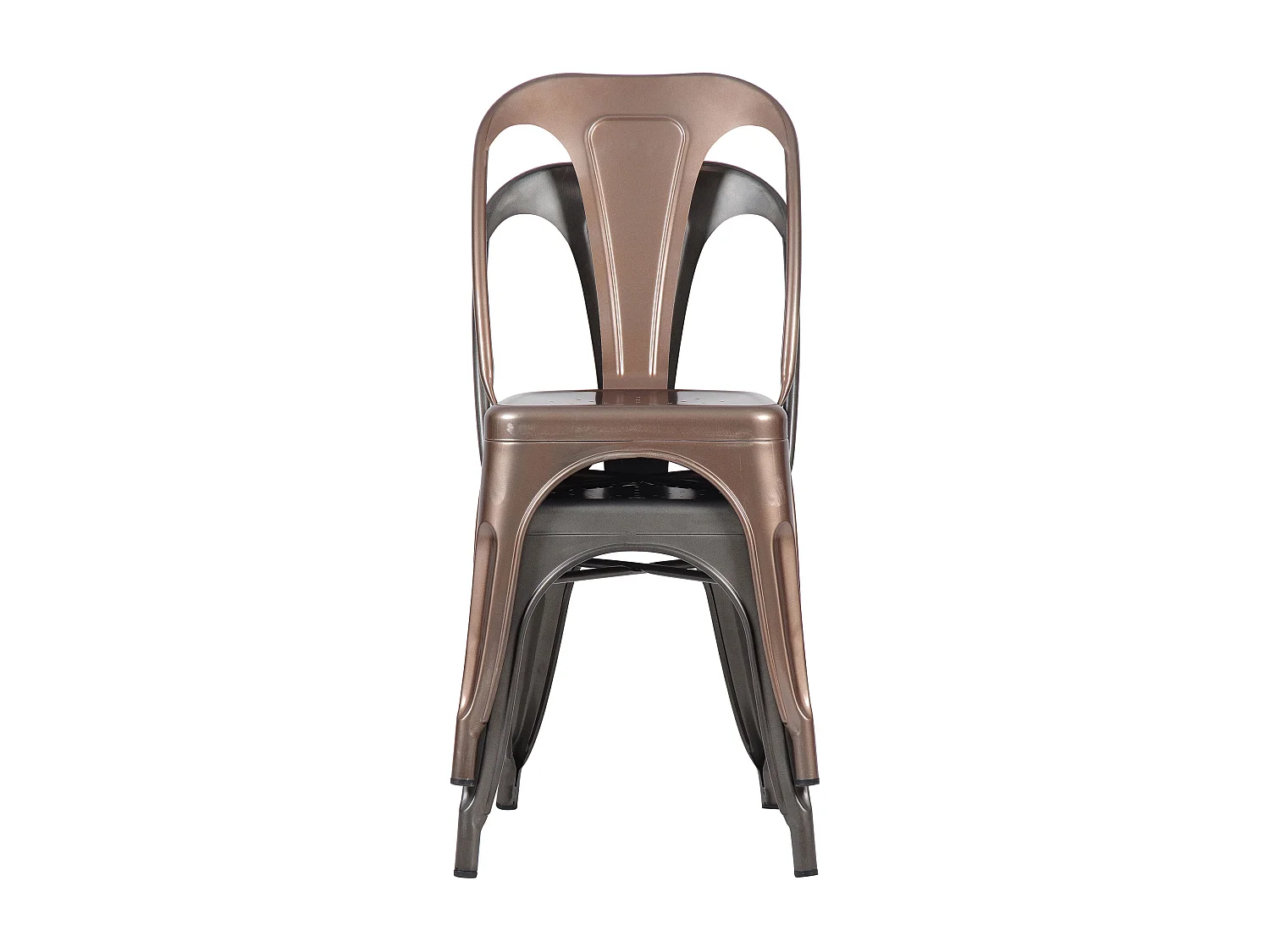 Sillas Indus cobre (lote de 2) para un toque de elegancia industrial en tu interior