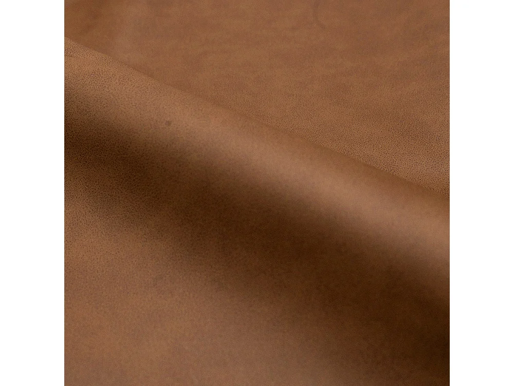 Set di 2 sedie in pelle sintetica marrone - Gaspard