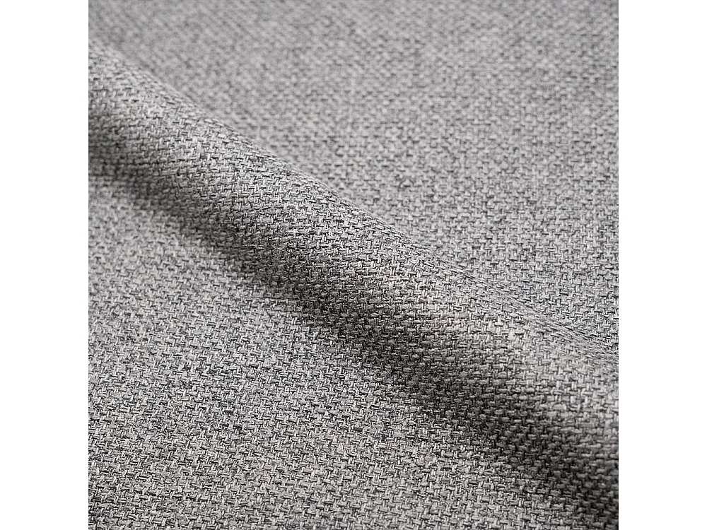 Set di 2 sedie in tessuto grigio chiaro mélange - Karl