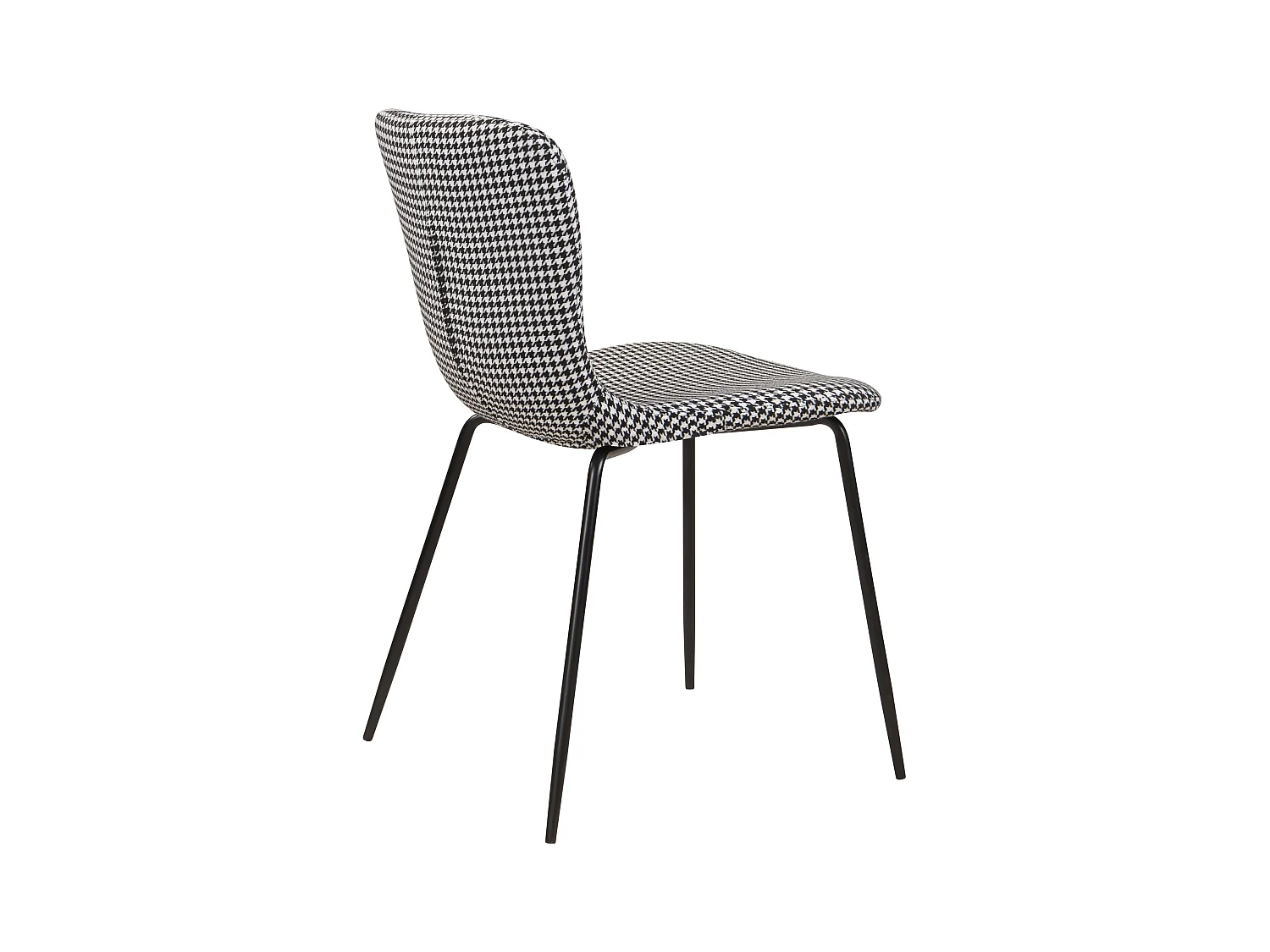 Set de 2 sillas de pata de gallo con patas de metal - Koko