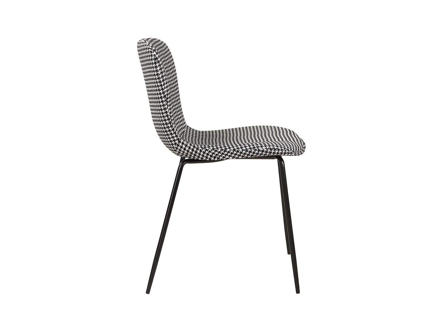 Set de 2 sillas de pata de gallo con patas de metal - Koko