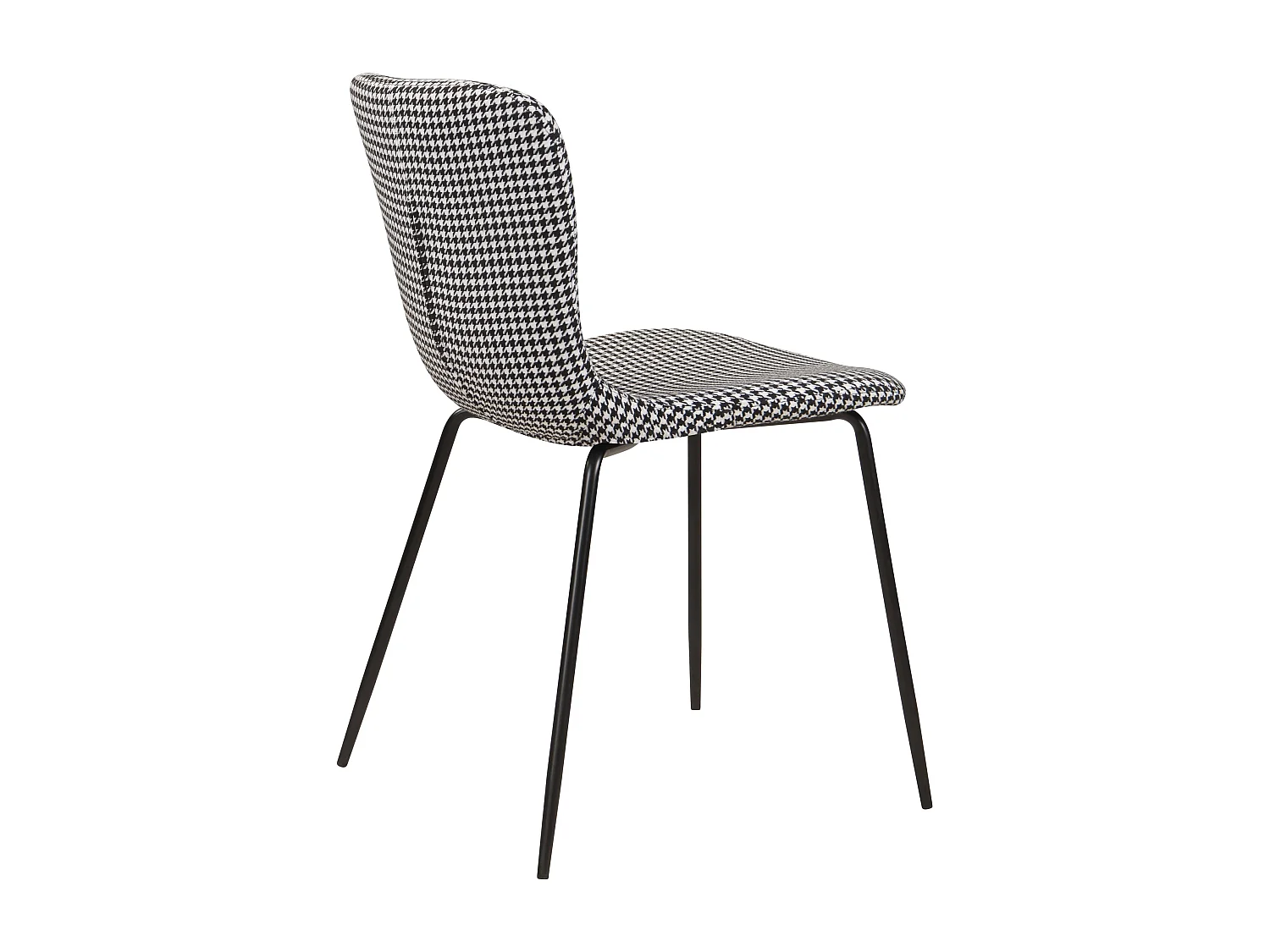 Set de 2 sillas de pata de gallo con patas de metal - Koko