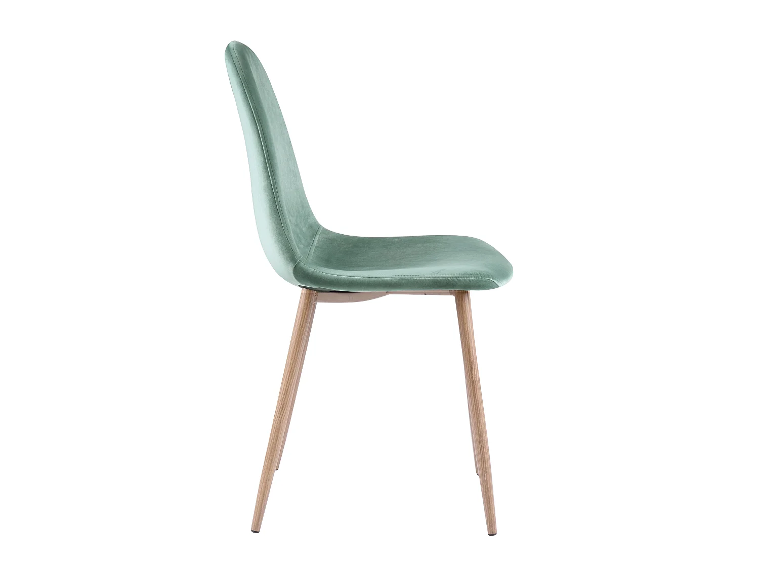 Set di 2 sedie in velluto verde acqua - Fredrik