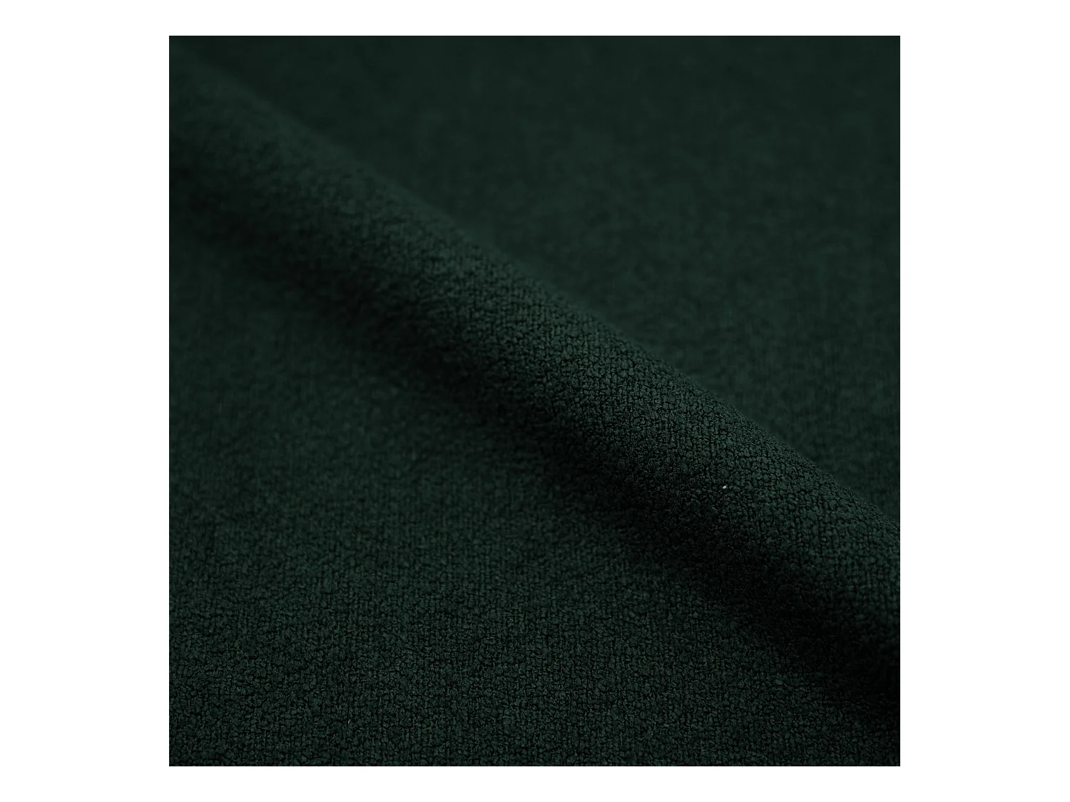 Set de 2 sillas verdes en tejido bouclé con base de metal - Groom