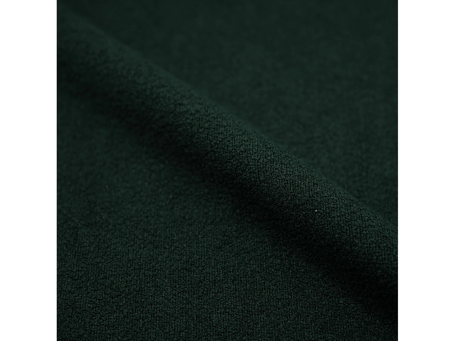 Set di 2 sedie verdi con tessuto bouclé e base in metallo - Groom