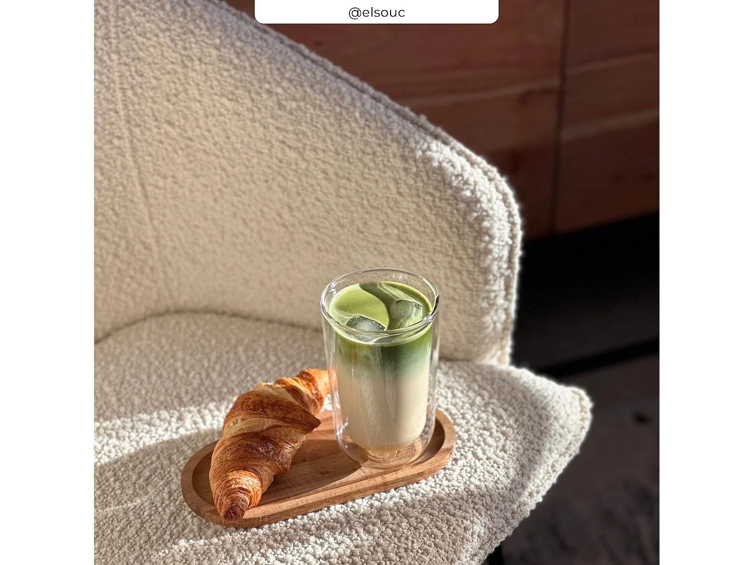 Chaise effet laine bouclette blanche et pieds en métal - Toscane