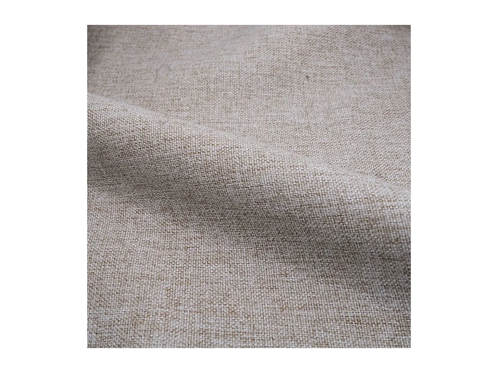 Lot de 2 chaises en tissu beige et pieds en métal - Pipo